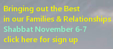 Family and Relationship Weekend November 6-7