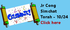 Simchat Torah for Jr. Cong
